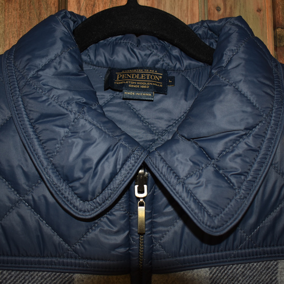 Pendleton Double Time Reverisible  Plaid Vest Q - Picture 7 of 8